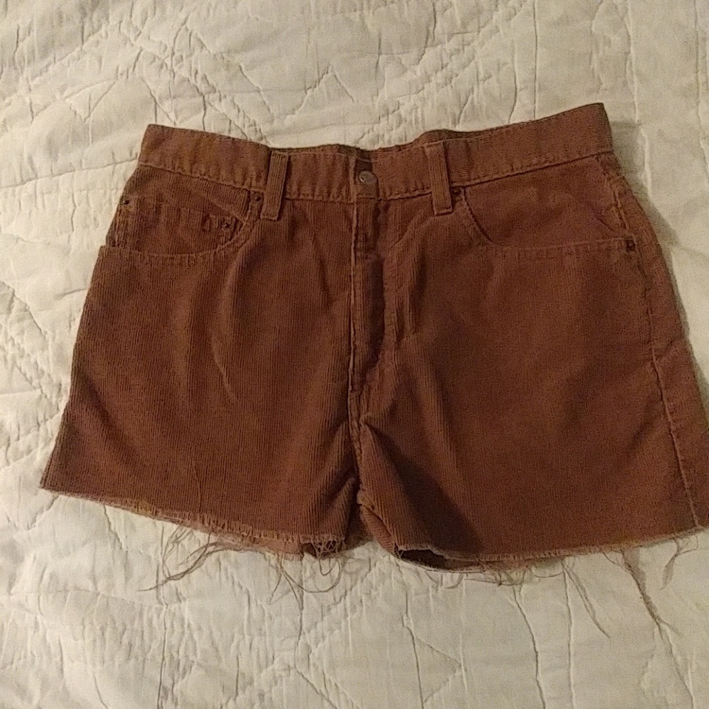 Levi Strauss & Co - corduroy cut offs